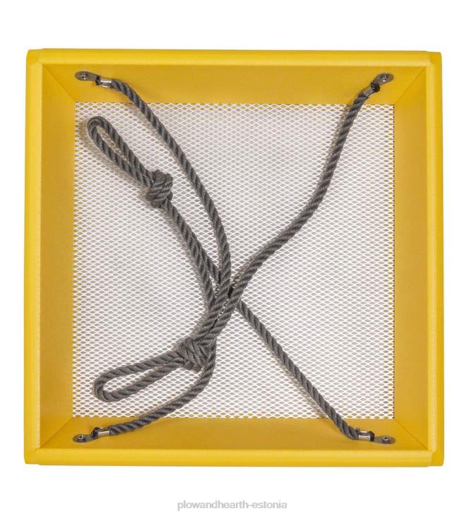 hoov & aed 820L757 värviline taaskasutatud polü-saematerjalist rippkandikuga linnusöötja - sinine Plow & Hearth