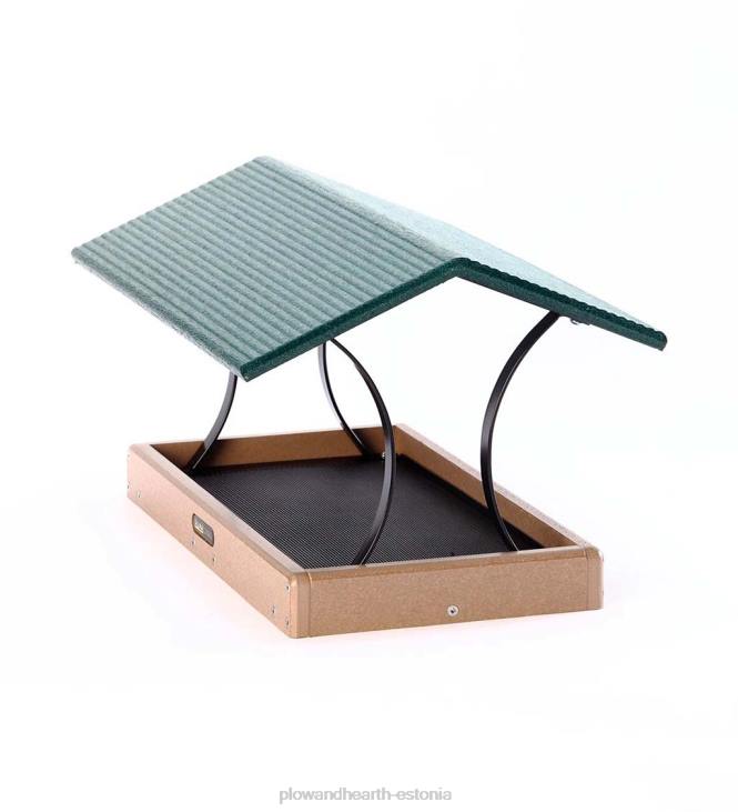 hoov & aed 820L770 suur polü-saematerjalist läbilendava lindude toitja Plow & Hearth