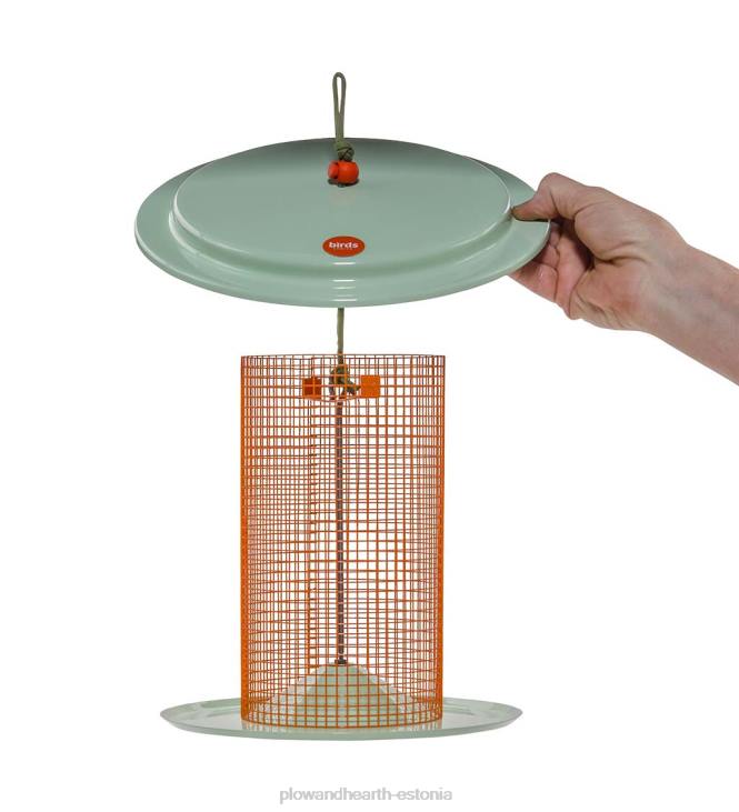 hoov & aed 820L777 suur metallist päevalilleseemne lindude toitja - sinine Plow & Hearth