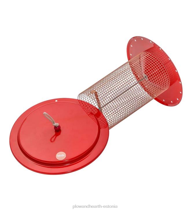 hoov & aed 820L777 suur metallist päevalilleseemne lindude toitja - sinine Plow & Hearth