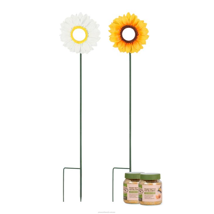 hoov & aed 820L786 Lillelindude toitja panused maapähklivõiga, komplektis 2 Plow & Hearth