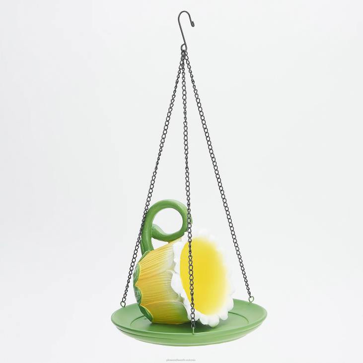 hoov & aed 820L788 vaigu teetass linnusöötja, kollane Plow & Hearth