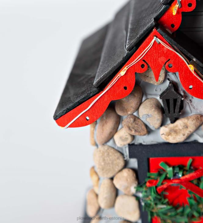 hoov & aed 820L860 valgustatud jõulumaja linnumaja Plow & Hearth