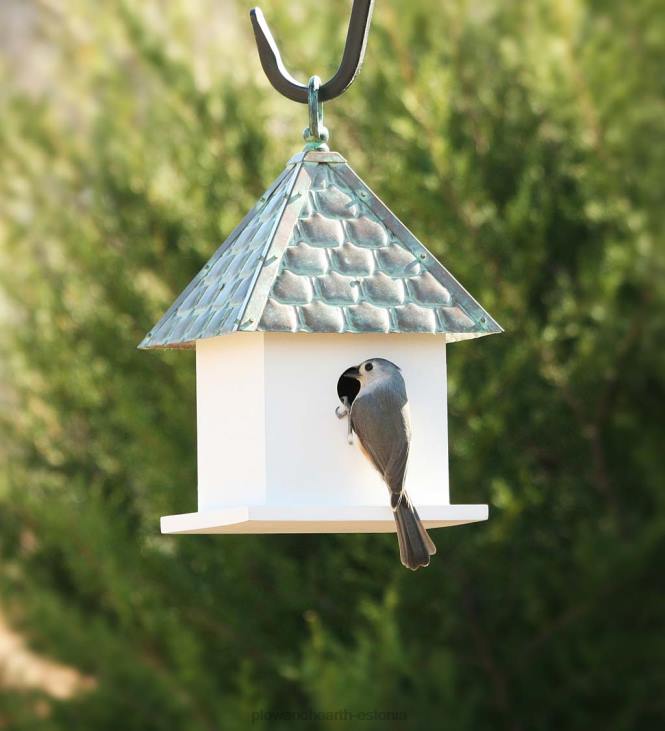 hoov & aed 820L886 lehtpuust bangalo linnumaja verdigris vaskkatusega Plow & Hearth