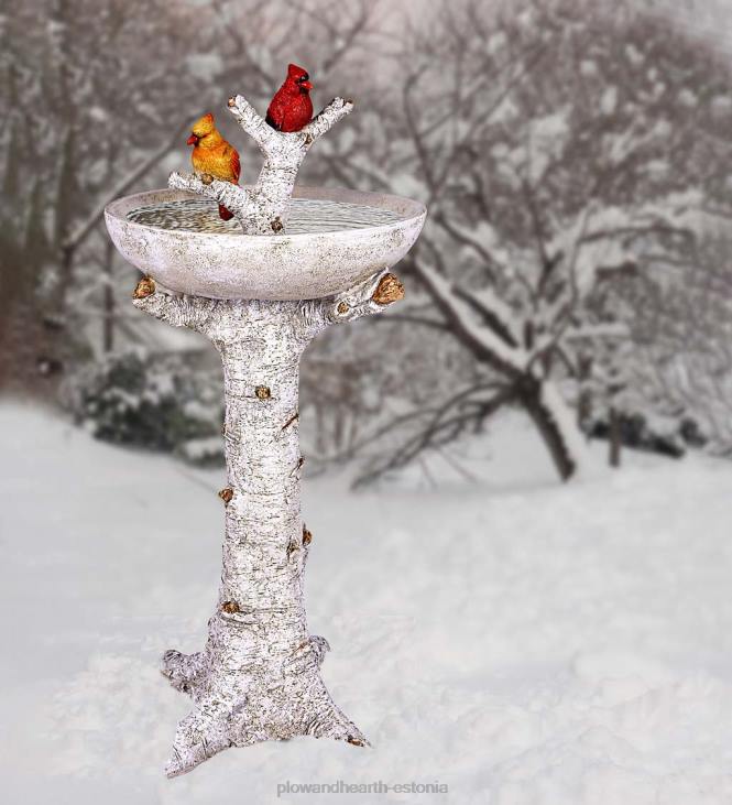 hoov & aed 820L827 kasepuu kardinalide vaiguga linnuvanniga Plow & Hearth