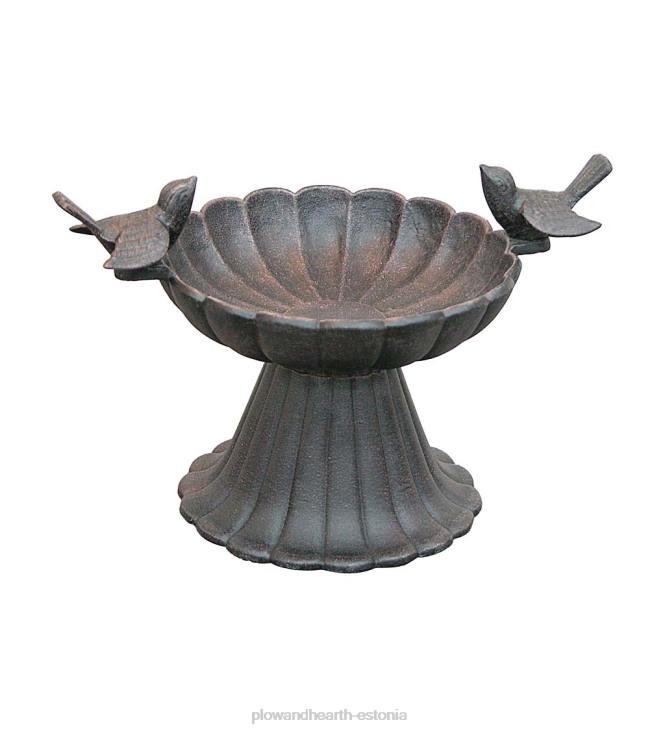 hoov & aed 820L842 kaksiklind lauaplaat metallist linnuvann - vask Plow & Hearth