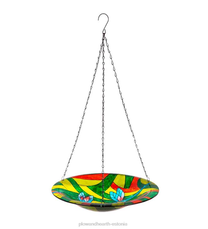 hoov & aed 820L855 rippuvad klaasist kiilid linnuvann Plow & Hearth