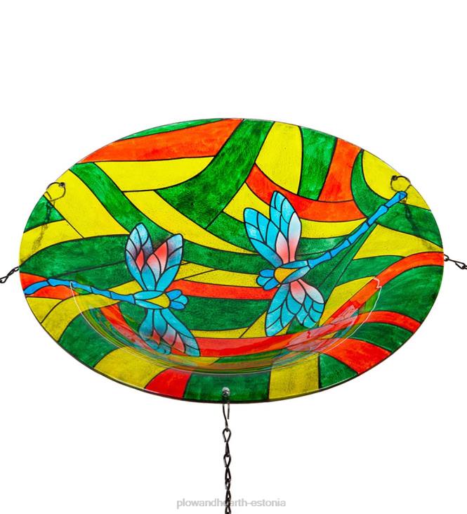 hoov & aed 820L855 rippuvad klaasist kiilid linnuvann Plow & Hearth