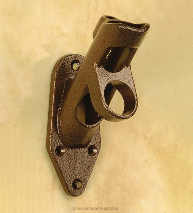 hoov & aed 820L320 antiikne vaskviimistlus 2-positsiooniline alumiiniumist majalipu kronstein Plow & Hearth