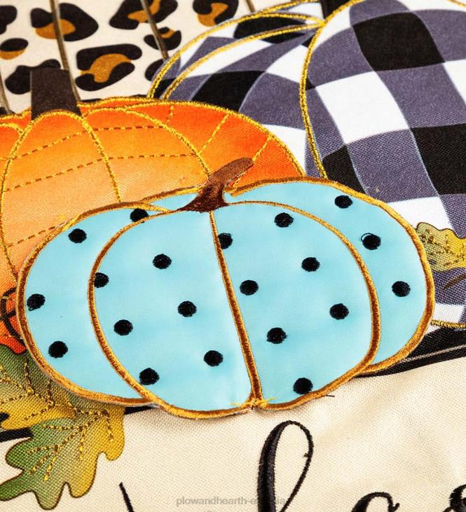 hoov & aed 820L562 segamustriga kõrvitsad linane aialipp Plow & Hearth