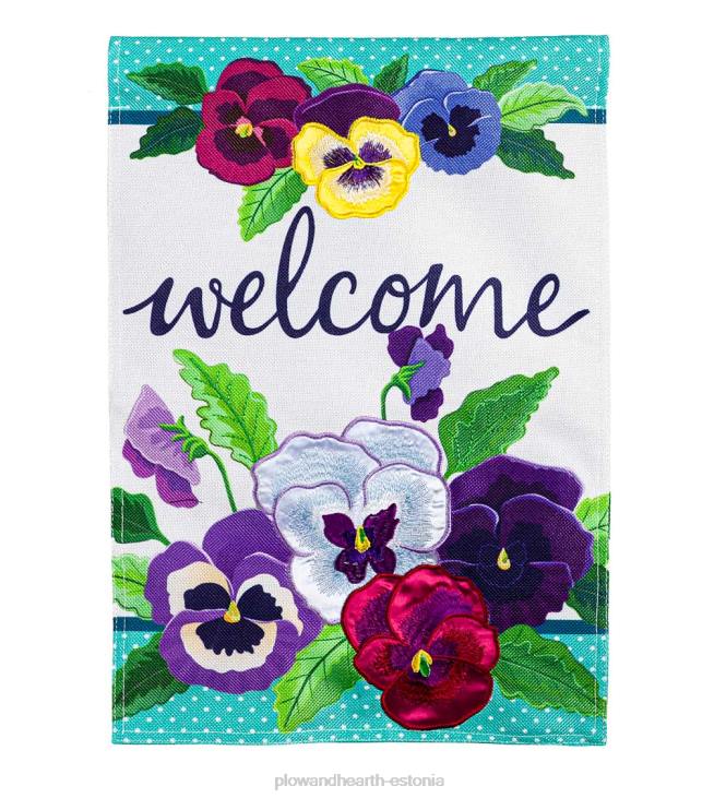 hoov & aed 820L565 ilusad pansies kotiriidest aialipp Plow & Hearth