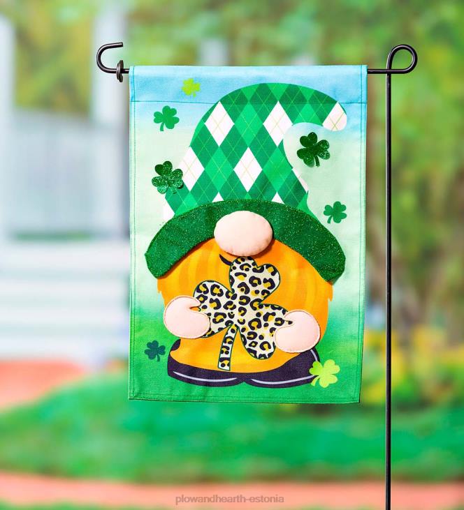 hoov & aed 820L593 St. patricku mustriga päkapiku kotiriidest aialipp Plow & Hearth