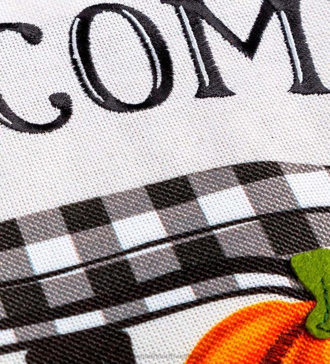 hoov & aed 820L616 kõrvitsa ruuduline veoauto kotiriie aia lipp Plow & Hearth