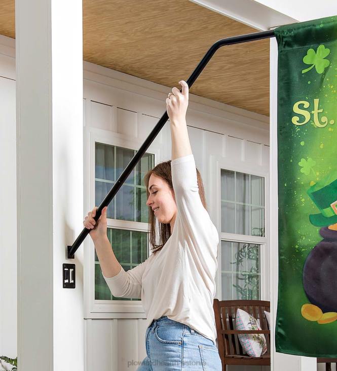 hoov & aed 820L643 lihtne üles maja lipuvarras Plow & Hearth