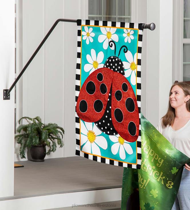 hoov & aed 820L643 lihtne üles maja lipuvarras Plow & Hearth