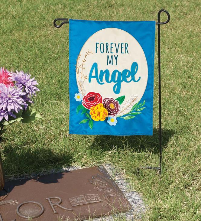 hoov & aed 820L651 kalmistu mõõtu metallist aia lipualus Plow & Hearth