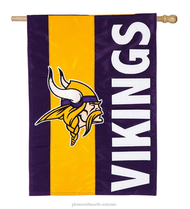 hoov & aed 820L635 kahepoolne kaunistatud nfl team pride aplikatsiooniga majalipp - atlanta falcons Plow & Hearth