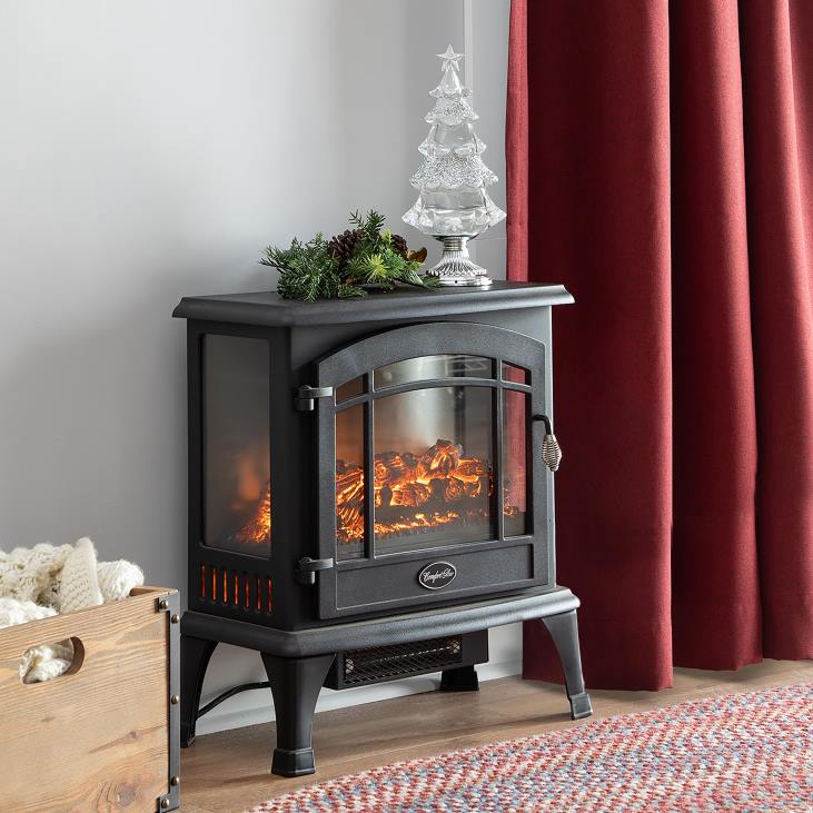 kamin 820L2932 panoraamkvartsist infrapuna ahjuküttekeha - must Plow & Hearth