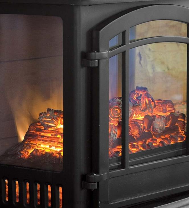 kamin 820L2932 panoraamkvartsist infrapuna ahjuküttekeha - must Plow & Hearth