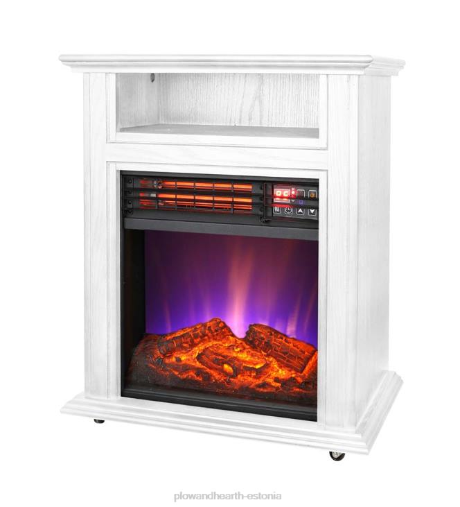 kamin 820L2937 crestview mobiilne kvartsist kaminaküttekeha ratastel - pähkel Plow & Hearth