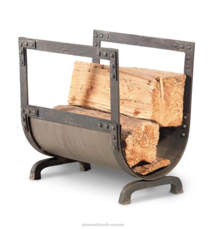 kamin 820L2778 vana maailma sepistatud rauast kaminaekraanid, puuhoidik ja tööriistakomplekt Plow & Hearth