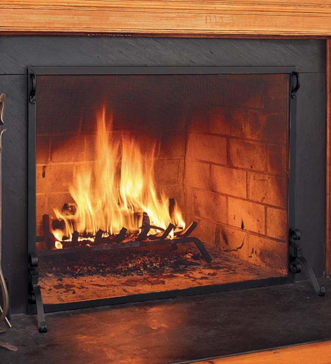 kamin 820L2873 täisterasest klassikalised lamekaitsega tuletõkkeekraanid Plow & Hearth