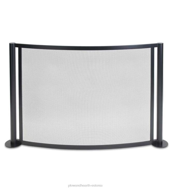 kamin 820L2901 panoraam kummardatud kaminaekraan - must Plow & Hearth