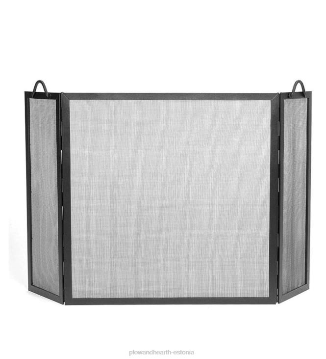 kamin 820L2902 sepistatud keerdnöör kokkupandav kaminaekraan - pronks Plow & Hearth