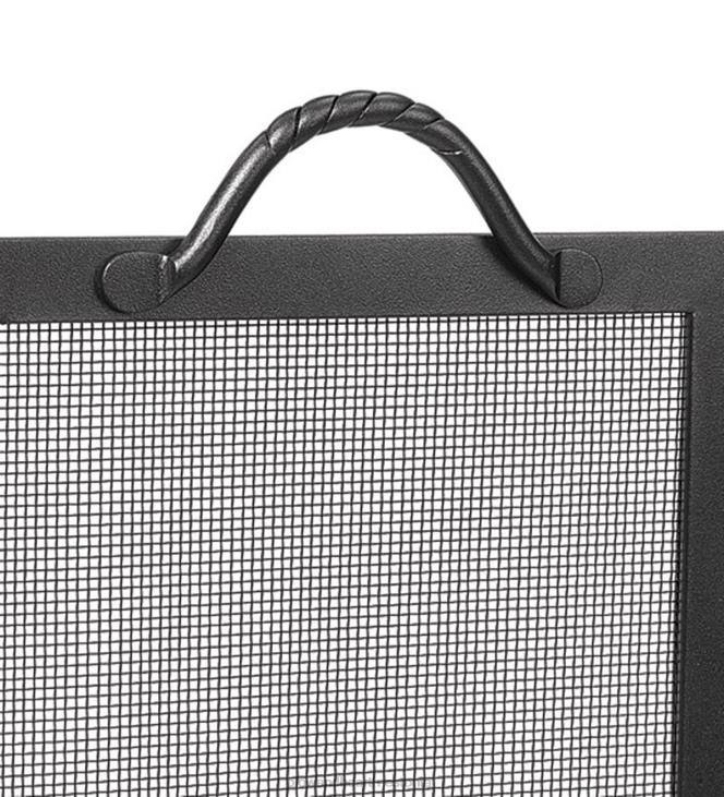 kamin 820L2902 sepistatud keerdnöör kokkupandav kaminaekraan - pronks Plow & Hearth