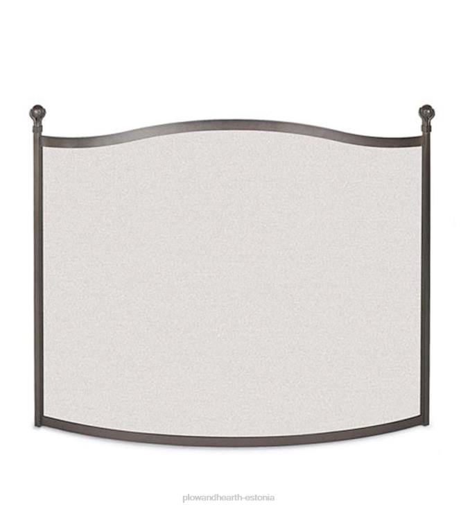 kamin 820L2905 sepistatud kuulist ja küünistest kaminaekraan - must Plow & Hearth