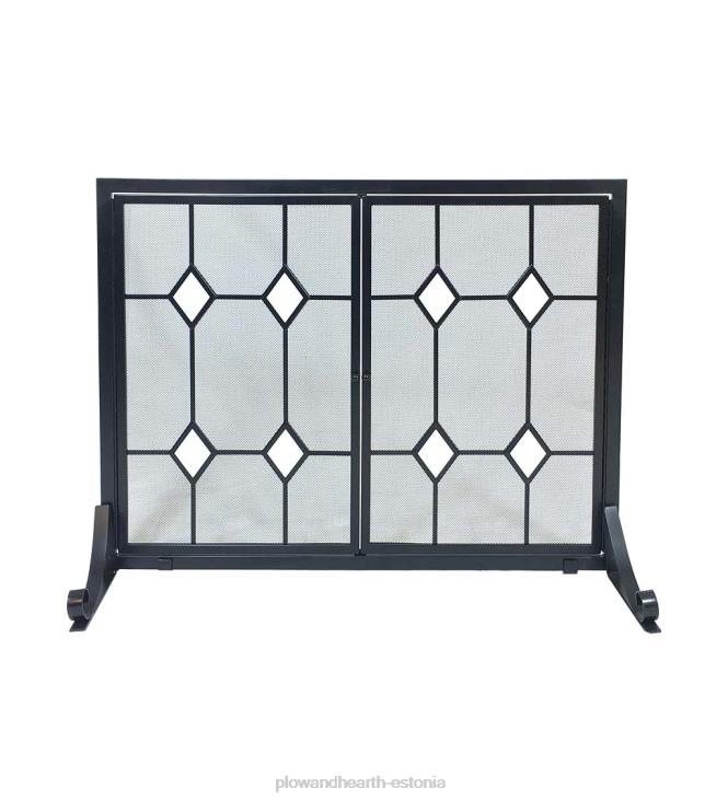 kamin 820L2911 teemantklaasist tuletõkkeekraan ustega Plow & Hearth