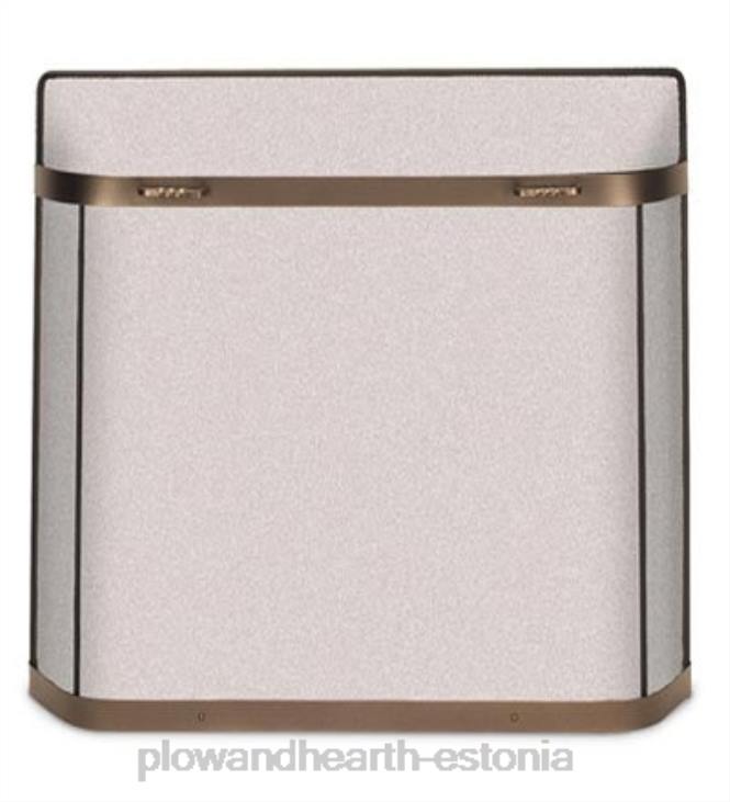kamin 820L2925 kamina sädemekaitse poleeritud pronksist Plow & Hearth