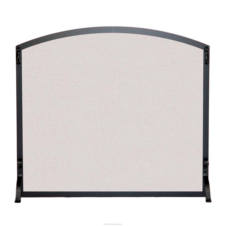 kamin 820L2926 väike kohandatud tasapinnaline kaarekujulise ülaosaga kaitsekate - alla 1350 ruuttolli - poleeritud pronksist Plow & Hearth