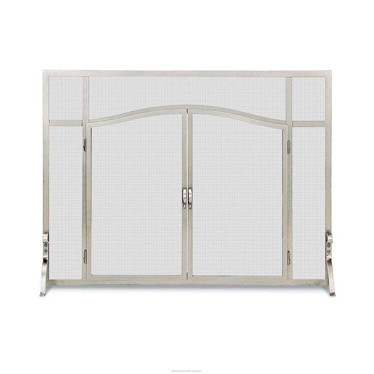 kamin 820L2927 suur kaarekujuliste ustega kohandatud lamekaitse - must Plow & Hearth