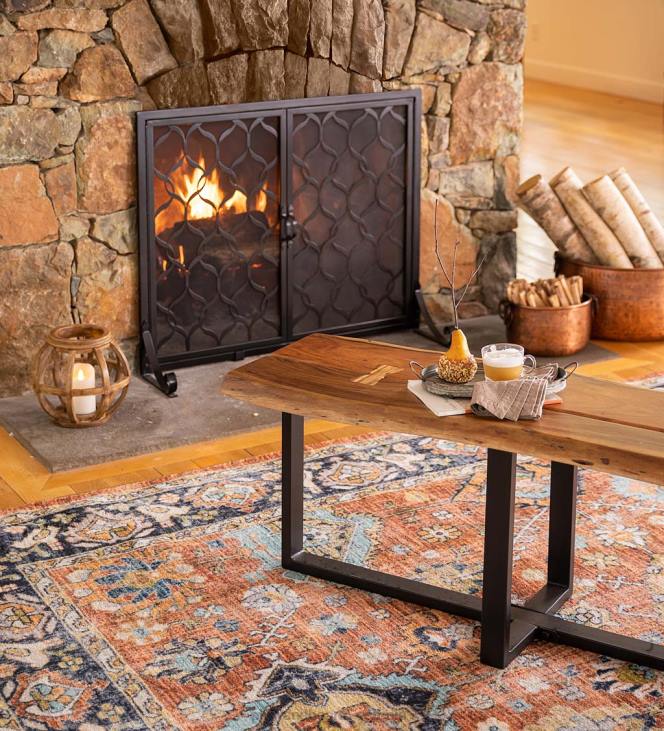 kamin 820L3150 astoria kaheukseline kaminaekraan Plow & Hearth