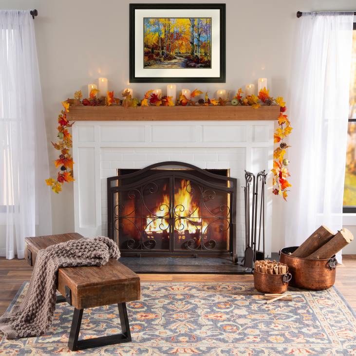 kamin 820L2725 käsitsi sepistatud rauast kaminatööriistade komplektid Plow & Hearth