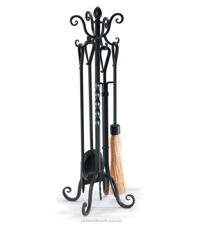 kamin 820L2769 viktoriaanlik kaminatööriistade komplekt - must Plow & Hearth
