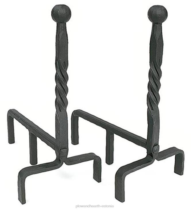 tarvikud 820L2854 sepistatud rauast pallide ja musta viimistlusega komplekt Plow & Hearth