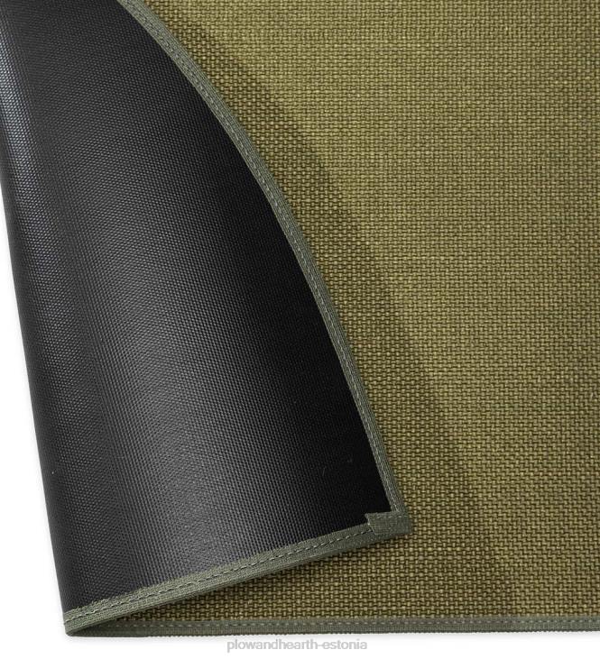 tarvikud 820L2801 tulekindel klaaskiust poolümmargune vaip Plow & Hearth