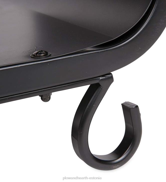 tarvikud 820L2961 kompaktne palgiriiul, kerimiskonstruktsiooniga malm - must Plow & Hearth