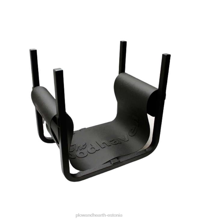 tarvikud 820L2850 haven küttepuuriiul kandjaga - must Plow & Hearth