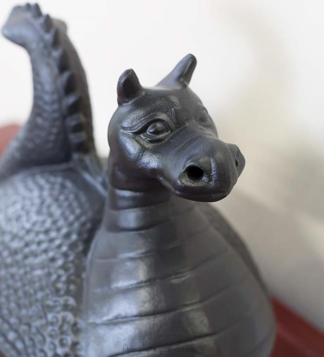 tarvikud 820L2837 draakon puupliit malmist auruti - must Plow & Hearth