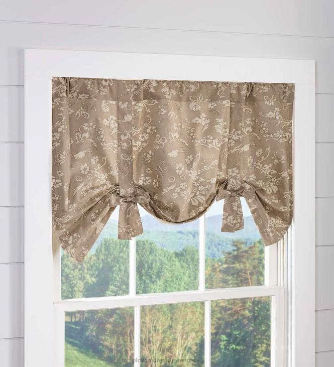 majatarbed 820L2618 lilleline damask kikilips aknaklapp - saagikoristus Plow & Hearth