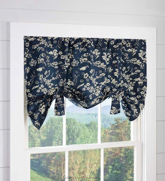 majatarbed 820L2618 lilleline damask kikilips aknaklapp - saagikoristus Plow & Hearth