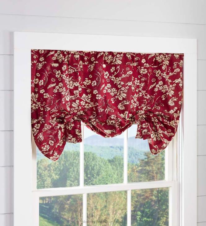 majatarbed 820L2618 lilleline damask kikilips aknaklapp - saagikoristus Plow & Hearth