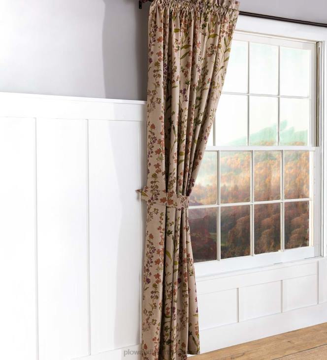 majatarbed 820L2557 rockport lillelised linase välimusega kardinapaarid lipsukestega Plow & Hearth