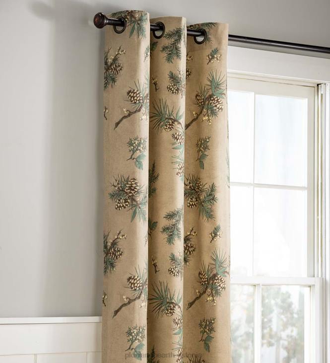 majatarbed 820L2559 Termoloogiline isolatsiooniga rahustav männipuidust kattekardinad Plow & Hearth