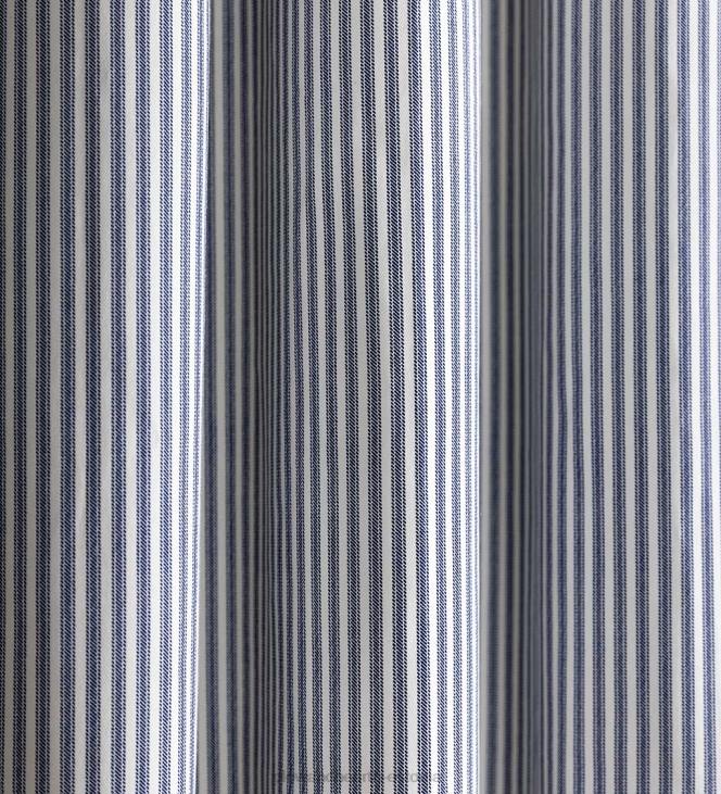 majatarbed 820L2563 termoloogiline isoleeritud tiksuv triibuga läbiviiguga ülakardina paarid Plow & Hearth