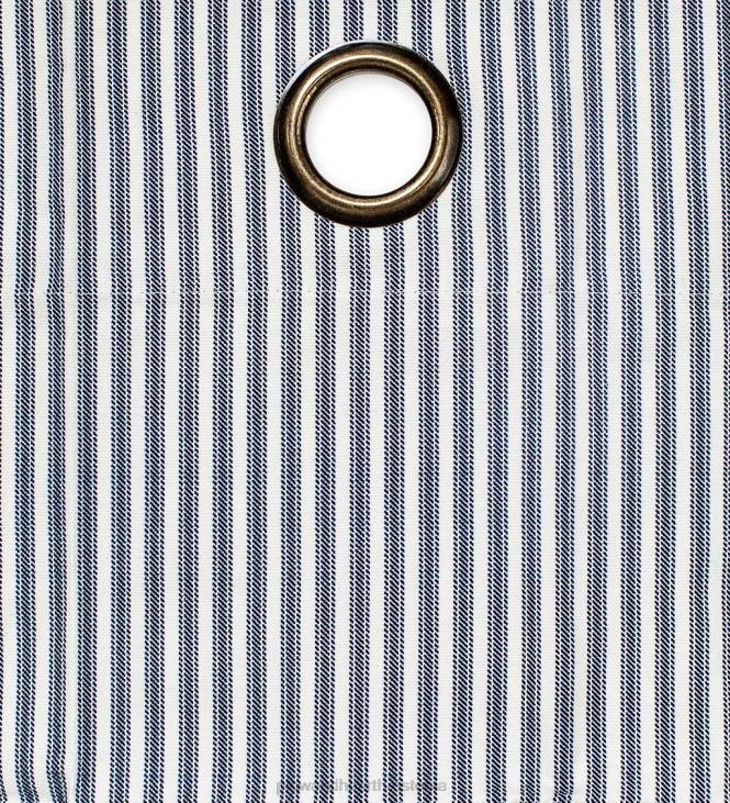 majatarbed 820L2563 termoloogiline isoleeritud tiksuv triibuga läbiviiguga ülakardina paarid Plow & Hearth