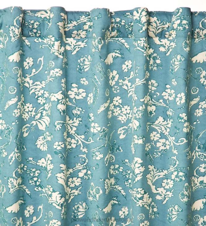 majatarbed 820L2576 lilleline damaskist varraste taskuga kodukootud isoleeritud kardinapaneel Plow & Hearth